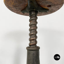 Load image into Gallery viewer, Stools in wood and cast iron, 1930s