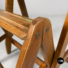 Load image into Gallery viewer, Stool ladder in wood, 1930s