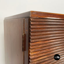 画像をギャラリービューアに読み込む, Wooden sideboard with four doors by Gio Ponti, 1940s
