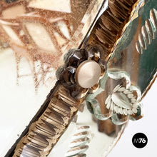 Load image into Gallery viewer, Wall mirror with acid etchings, early 1900s