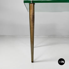 Carica l'immagine nel visualizzatore di Gallery, Coffe table in glass and brass, 1950s