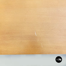 Charger l'image dans la galerie, Dining table or desk in wood and black metal, 1980s