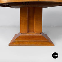 Carica l'immagine nel visualizzatore di Gallery, Wooden and parchment dining table, 1930s