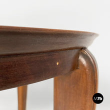 Charger l'image dans la galerie, Coffe table in wood and glass, 1930s
