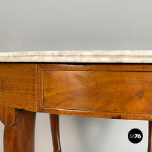 Carica l'immagine nel visualizzatore di Gallery, Dining table in wood and marble, 1930s