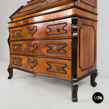 Carica l'immagine nel visualizzatore di Gallery, Wooden chest of drawers with decorations, 1950s