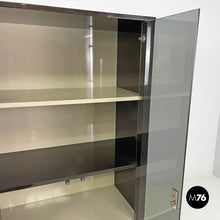 将图片加载到图库查看器,Wooden black lacquered wardrobe, 1970s