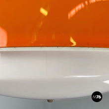 Load image into Gallery viewer, Orange plastic chandelier, 1970s