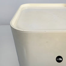 将图片加载到图库查看器,White plastic modular chest of drawers by Anna Castelli for Kartell, 1970s