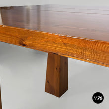 Carica l'immagine nel visualizzatore di Gallery, Extendable wooden dining table, 1970s