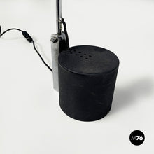 画像をギャラリービューアに読み込む, Adjustable table lamp in black metal, 1980s