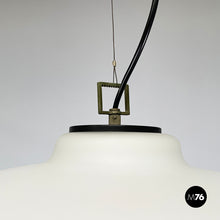 Charger l'image dans la galerie, Chandelier in opaline glass, 1950s