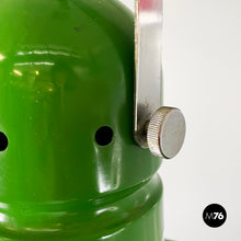 Charger l'image dans la galerie, Chandelier in green metal and plexiglass, 1970s