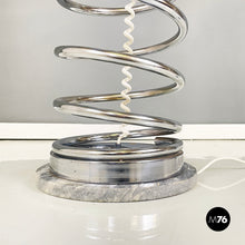 Carica l'immagine nel visualizzatore di Gallery, Floor lamp with opaline glass, metal and marble, 1970s