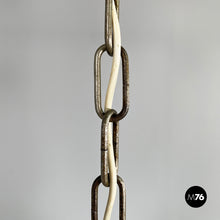 Charger l'image dans la galerie, Chandeliers in opaline glass and metal, 1960s