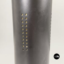 Load image into Gallery viewer, Matte black and glossy white metal table lamp, 1980s