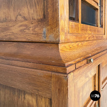 Carica l'immagine nel visualizzatore di Gallery, Sideboard in wood and glass, 1920s