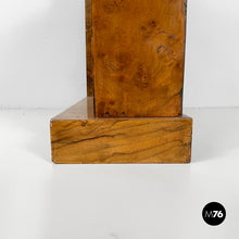 Load image into Gallery viewer, Wooden and metal table clock, 1930s