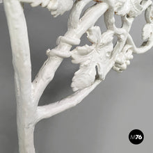 Load image into Gallery viewer, Wooden and white cast iron bench, 1930s