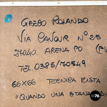 画像をギャラリービューアに読み込む, Mixed media painting by Ronaldo Greco, 1950-1990s