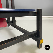 Load image into Gallery viewer, Armchair Red and Blue by Gerrit Thomas Rietveld for Cassina, 1971