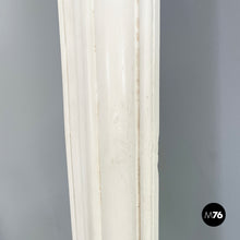 画像をギャラリービューアに読み込む, Double swing door entirely in white wood, early 1900s