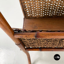 Load image into Gallery viewer, Magazine rack in rattan, 1960s