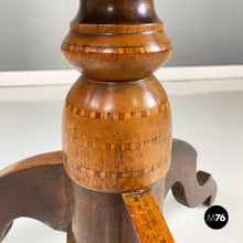 画像をギャラリービューアに読み込む, Wooden game table with chessboard, early 1900s