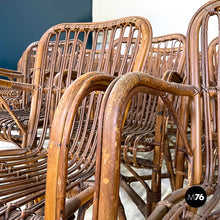 Load image into Gallery viewer, Armchairs in bamboo, 1960s