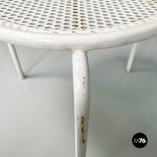 Charger l'image dans la galerie, Outdoor coffe tables in white metal by Emu, 1960s