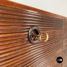 画像をギャラリービューアに読み込む, Wooden sideboard with four doors by Gio Ponti, 1940s