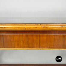 画像をギャラリービューアに読み込む, Dining table in wood and glass, 1930s