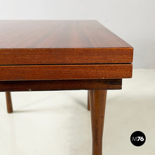 画像をギャラリービューアに読み込む, Coffee table with extendable top in wood, 1960s