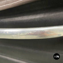 将图片加载到图库查看器,Dark grey leather office chair EA108 by Charles and Ray Eames for ICF, 1970s