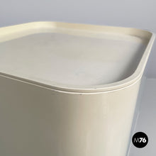 将图片加载到图库查看器,White plastic modular chest of drawers by Anna Castelli for Kartell, 1970s
