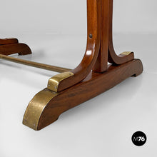 画像をギャラリービューアに読み込む, Dining tables in wood and brass, 1930s