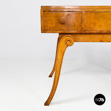 Load image into Gallery viewer, Walnut wood desk for Hille of London, 1920s
