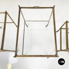 将图片加载到图库查看器,Brass and glass carts, 1960s