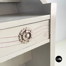 画像をギャラリービューアに読み込む, Console with mirror in gray wood by Gino Maggioni for Atelier Borsani Varedo, 1920-1930s