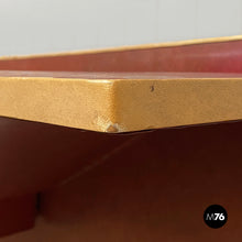 将图片加载到图库查看器,Wall console in burgundy and beige sky, 1950s