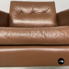 Carica l'immagine nel visualizzatore di Gallery, Leather armchairs by Florence Knoll for Knoll International, 1970s