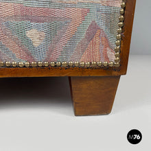 Charger l'image dans la galerie, Sofa in fabric and wood, 1930s