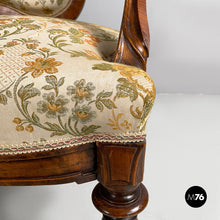 Load image into Gallery viewer, Sofa in fabric and wood, 1930s