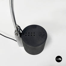 画像をギャラリービューアに読み込む, Adjustable table lamp in black metal, 1980s