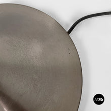 将图片加载到图库查看器,Floor lamp in burnished metal and white plexiglass, 1970s