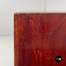Load image into Gallery viewer, Bookcase in red wood, 1940s
