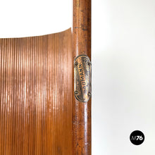 Load image into Gallery viewer, Self-supporting wooden screen by Baumann, 1950s