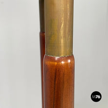 Carica l'immagine nel visualizzatore di Gallery, Pedestal in wood and brass, mid 1800s