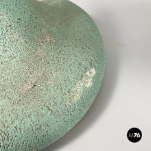 Load image into Gallery viewer, Pot holder in aqua green concrete, 1950s