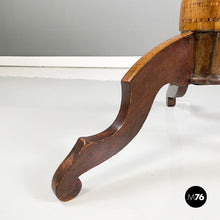 画像をギャラリービューアに読み込む, Wooden game table with chessboard, early 1900s